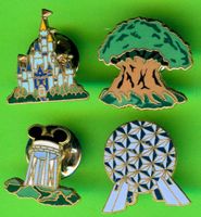 4 Pins  DISNEY WORLD