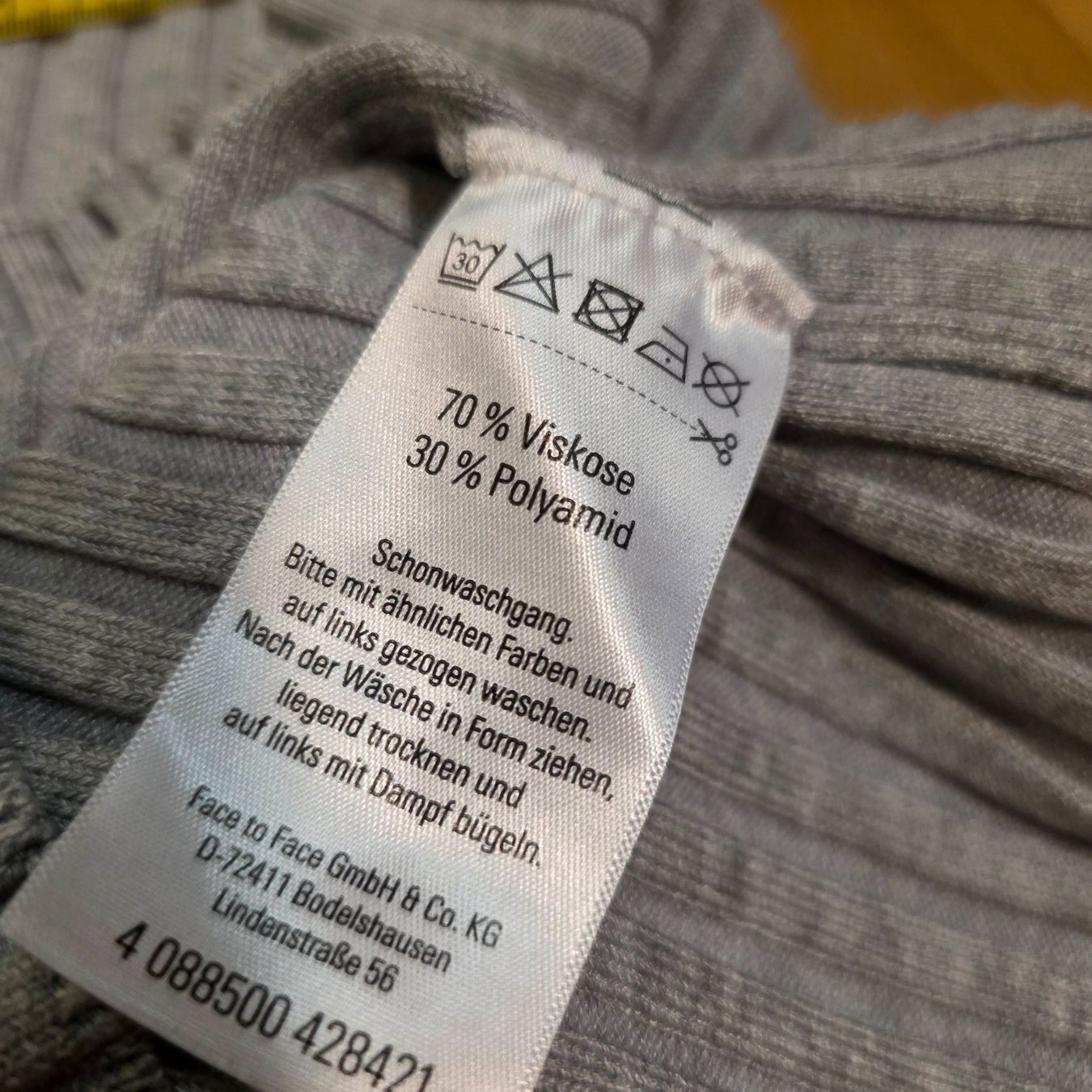 Maglioni & Felpe: Blue Motion Pullover Grau Rippstrick XL – weich & elastisch – Usato da Wald ZH venduto da CapLux 5