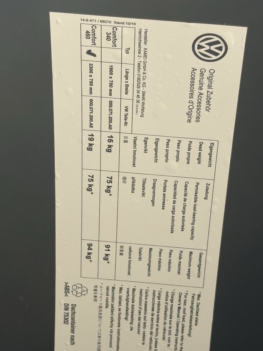 Box da tetto: Dachcontainer – Usato da Mont-sur-Rolle venduto da jur_flp8 4