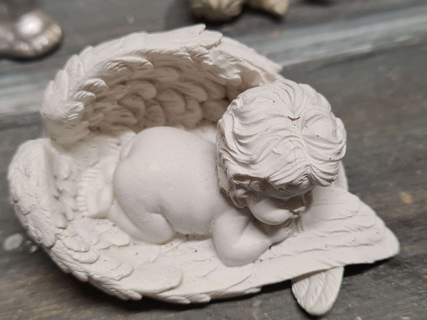 Statuette: Engelsfigur, ca. 8x5.5 cm – Usato da Amriswil venduto da kleindeko 1