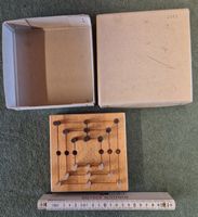 Antikes Mühlespiel aus Holz, Originalverpackung, Top!