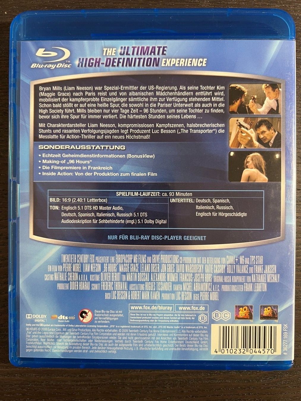 Alle DVDs: 96 Hours – Gebraucht aus Zürich von Blu-ray_ZH 1