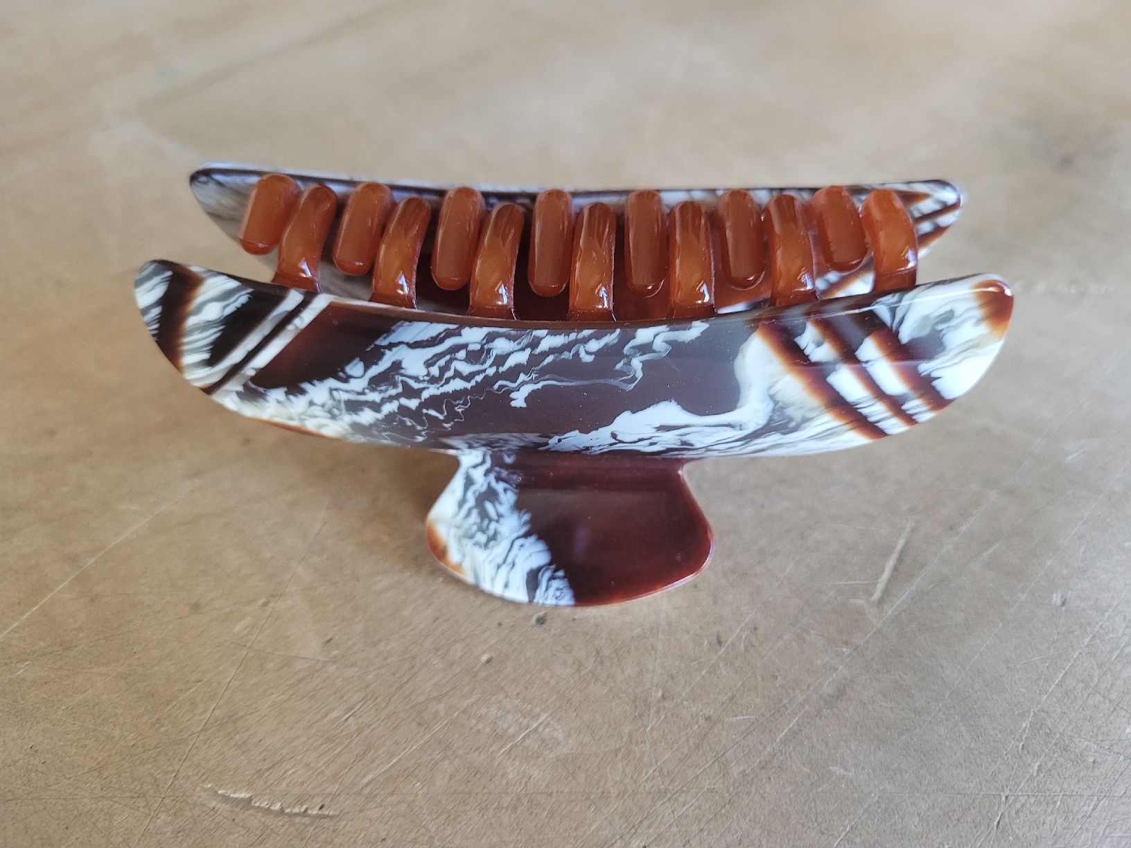 Accessori per capelli: Wunderschöne Haarklammer Midi Canyon Brown, von MACHETE – Usato da Zürich venduto da Engiadinabassa 2