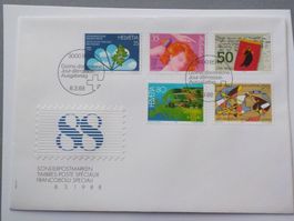 1988, FDC, Sondermarken I, Serie