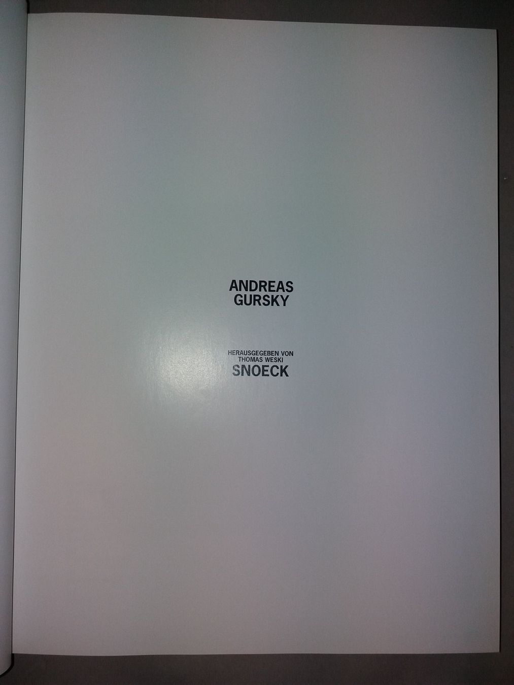 Bücher: FOTOKLASSIKER Andreas Gursky umfangreich – Gebraucht aus Welschenrohr von Regool 1