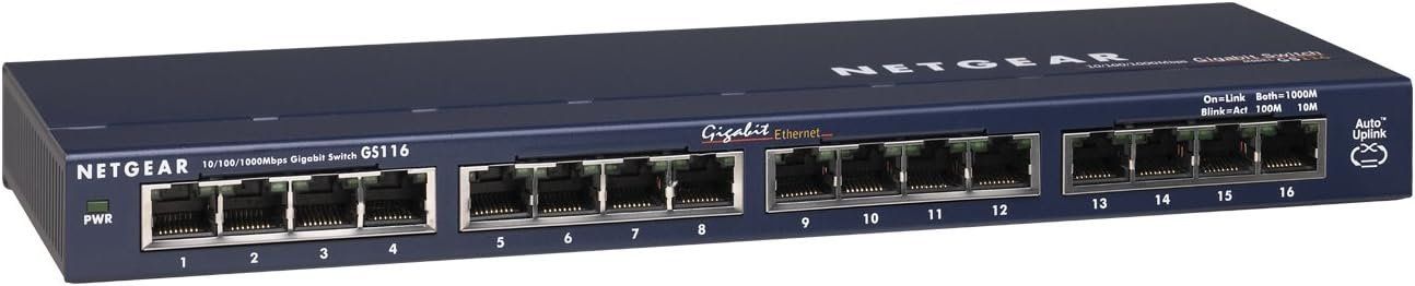 Netgear Hub & Switch: Desktop Switch Netgear-GS116 – Usato da Müntschemier venduto da wayllu