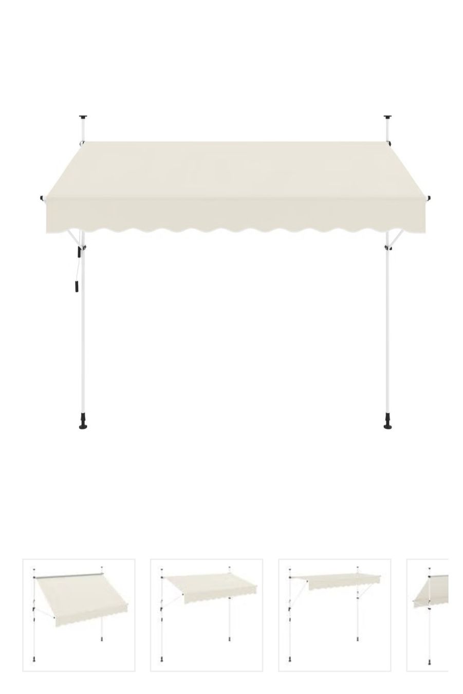 Ombrelloni: Balkonmarkise 200x120cm anthrazit neu. – Nuovo e nell'imballaggio originale da Marbach LU venduto da bea_nf78