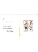 livret Pro juventute 1972   (Roses) oblitération FDC
