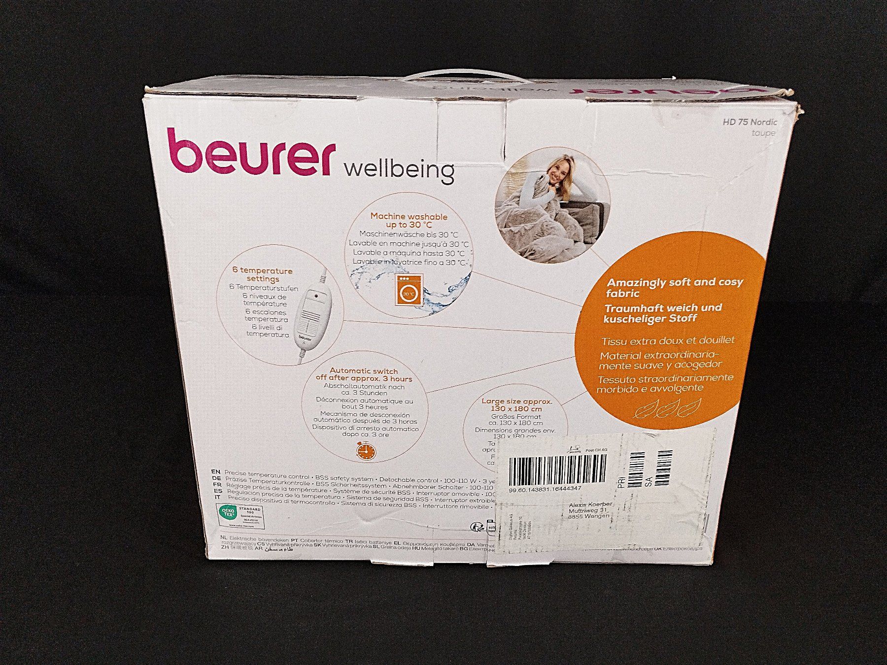 Coperte: BEURER Wärme-Kuscheldecke – Usato da Schübelbach venduto da Restwert_Schubelbach 2