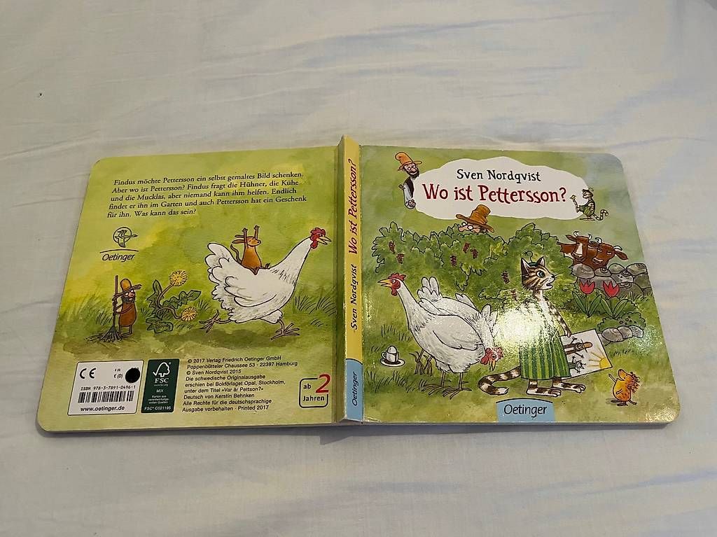 Bücher: Buch: Wo ist Pettersson? – Gebraucht aus Zürich von Sina1899 1