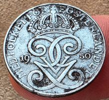 SCHWEDEN 2 ÖRE 1950 (IRON)