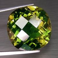 Ametrin 26.9 ct Oval IF Brasilien Edelstein Grün Gelb