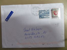 Gelaufener Brief 1925 mit älterer Frankatur