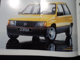 Prospekt Opel Programm 1987 Omega 3000 Corsa I Ascona i200