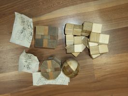 3 Holzgeduldspiele K42