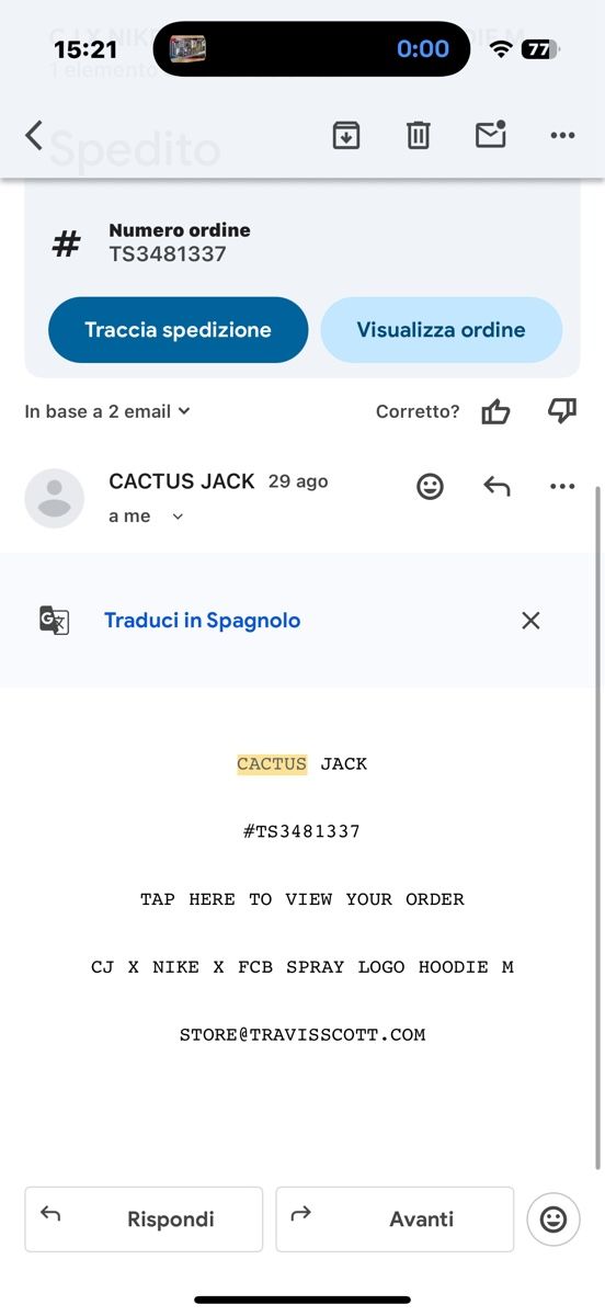 Maglioni & Felpe: Cactus jack X Barcelona – Usato da Bellinzona venduto da fer_7yyc 3
