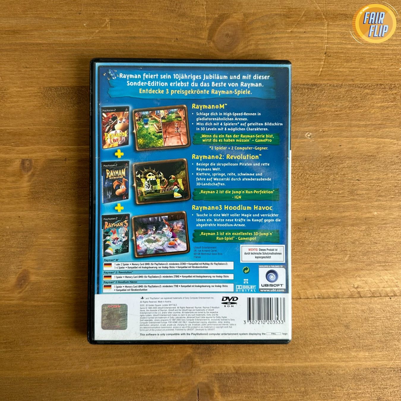 Giochi: PS2 - Rayman 10 Jubiläums-Ausgabe – Usato da Luzern venduto da fairflip 2