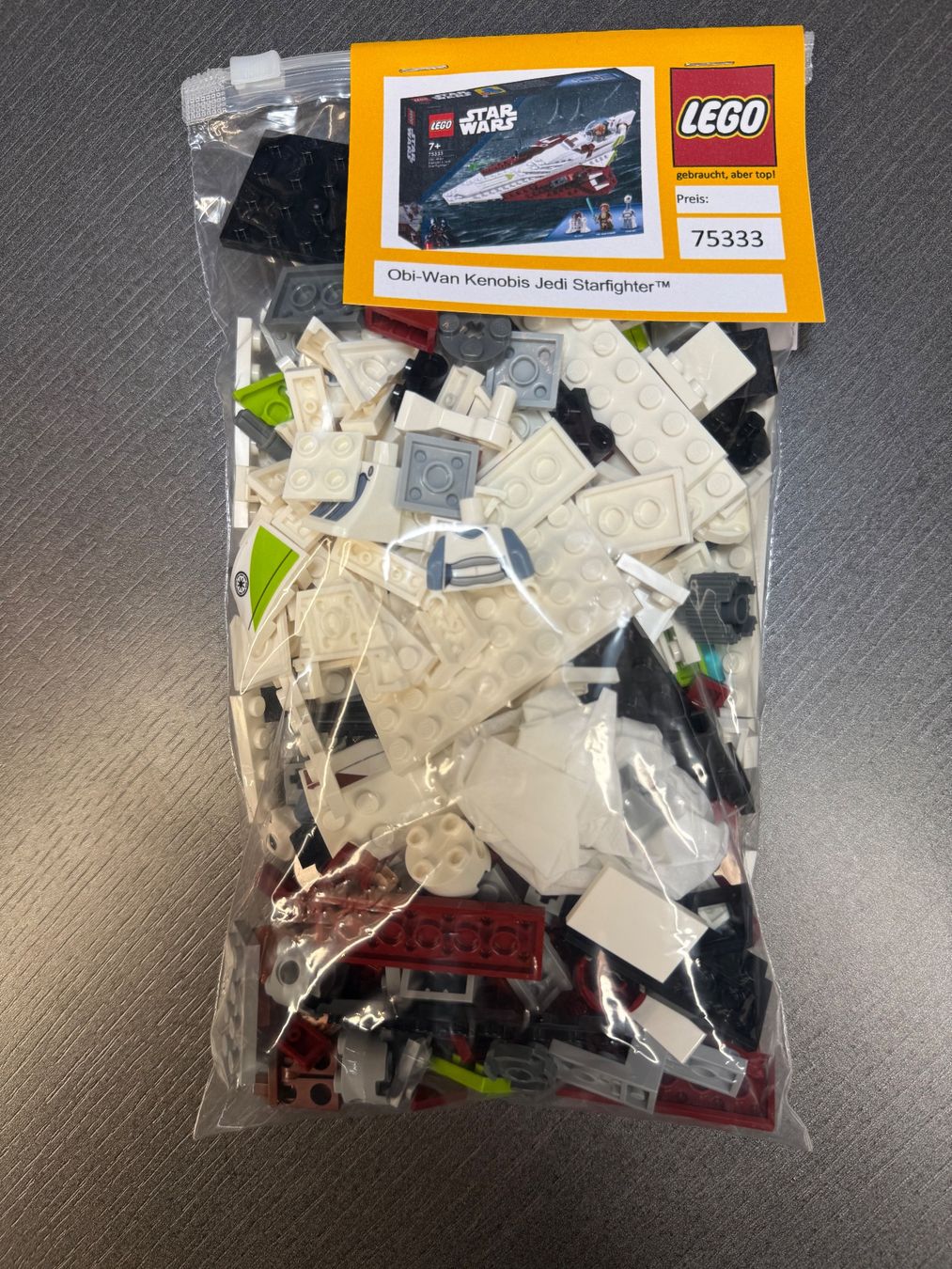 Lego Giocattoli: LEGO Star Wars Set: 75333  Jedi Starfighter – Usato da Courtaman venduto da zweiligrafix