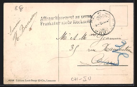 Cartoline postali: AK Boncourt, Vue Générale – Usato da Berlin venduto da bartko-reher 1