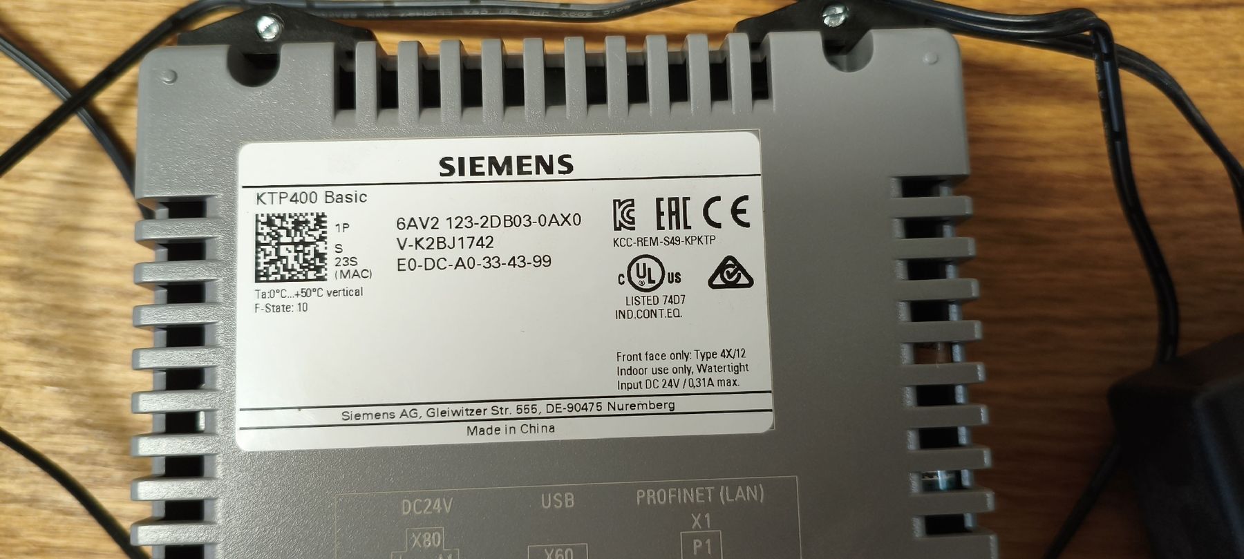 Ecrans: Siemens KTP400 Basic Panel - Top Zustand, wenig gebraucht! – Neuf (Voir description) à Bischofszell par Hmatthias 1