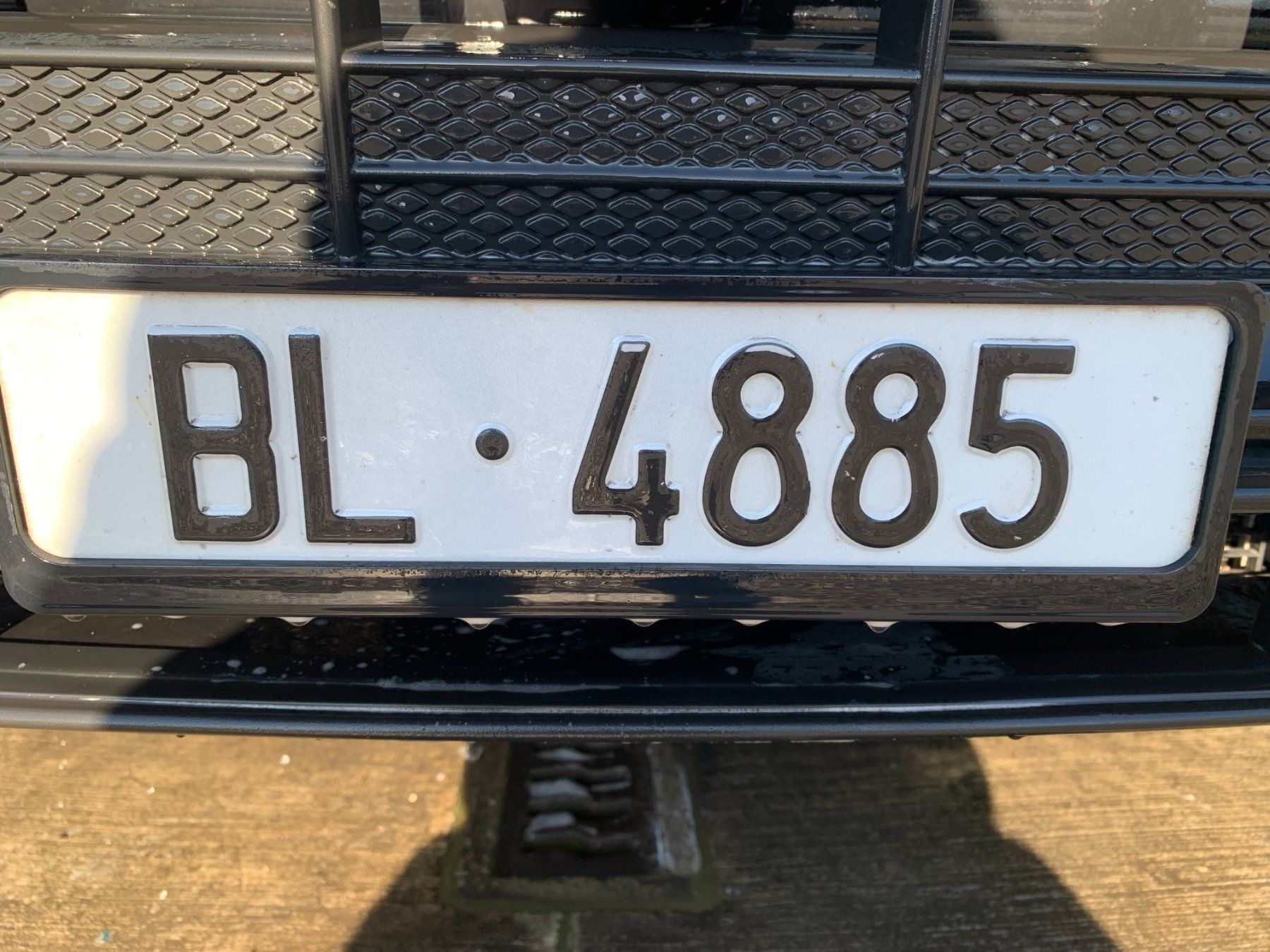 Insegne: Kontrollschild BL 4885 (Auto) – Usato da Burg im Leimental venduto da Anna_Wiener 1