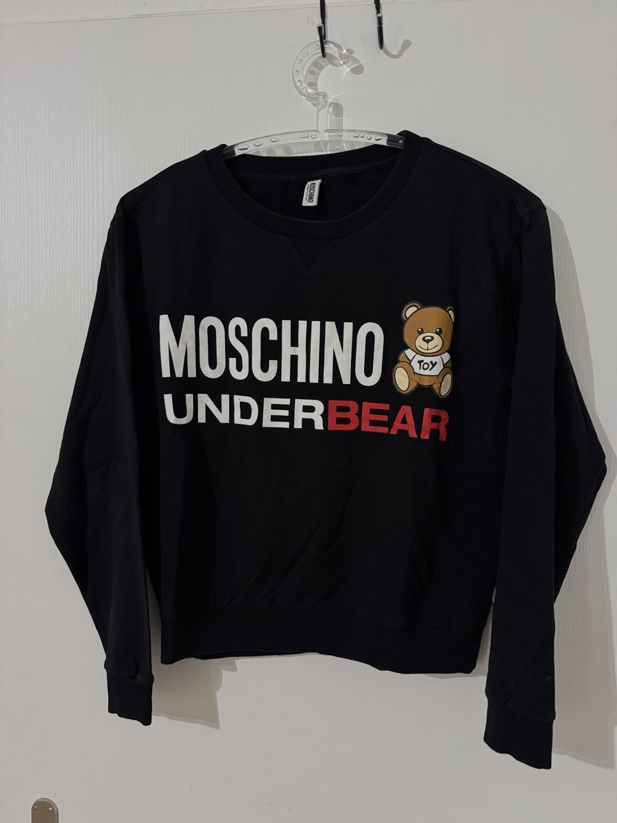 Moschino Blusen: Moschino Underbear Pullover schwarz Grösse M Damen Oryginal – Gebraucht aus Wetzikon ZH von Jan_wojt