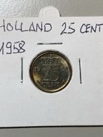 Pays-Bas / 25 cents - 1958