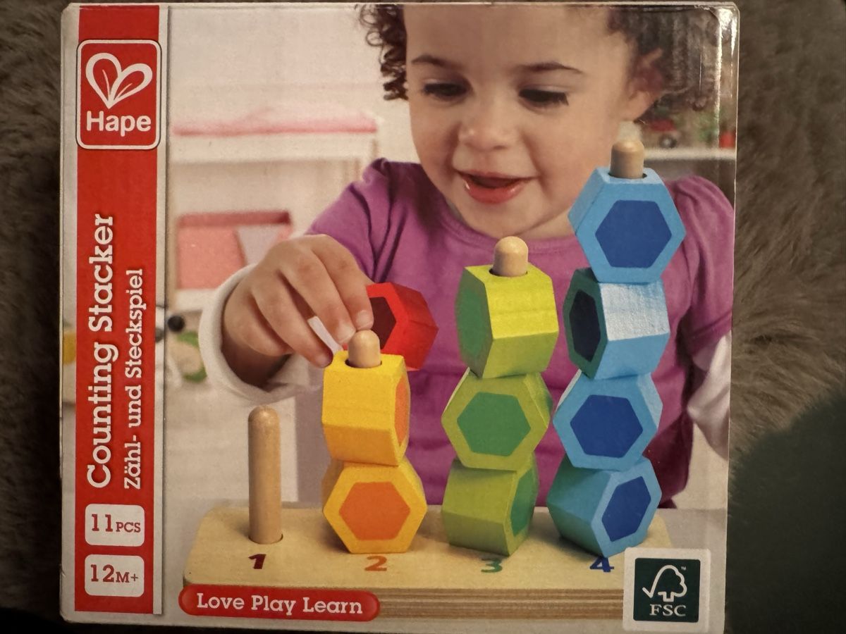 Hape Giocattoli: Zähl- und Steckspiel – Nuovo (secondo la descrizione) da Basel venduto da nla_zp8b