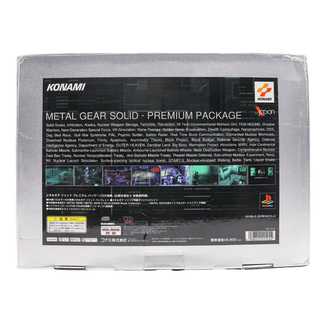Giochi: Metal Gear Solid [Premium Package] JP - PS1 – Nuovo (secondo la descrizione) da Paudex venduto da dindeboy 1