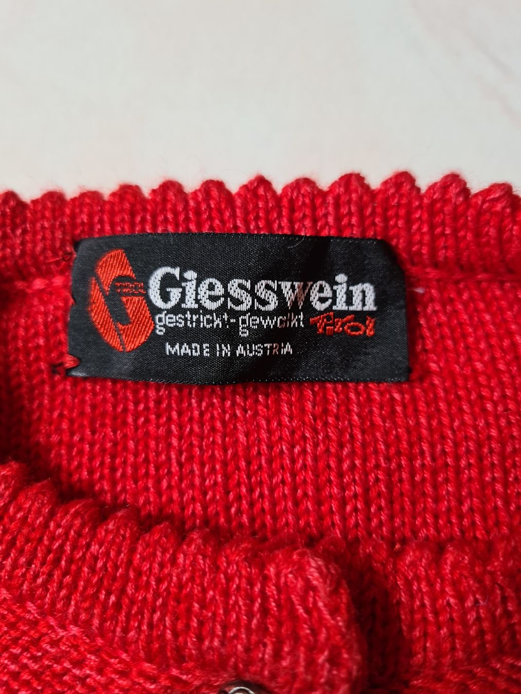 Maglioni & Felpe: Original Tiroler Kinder (3-4J) Strickpulli rot, Wolle, – Usato da Ebikon venduto da Songbird85 1