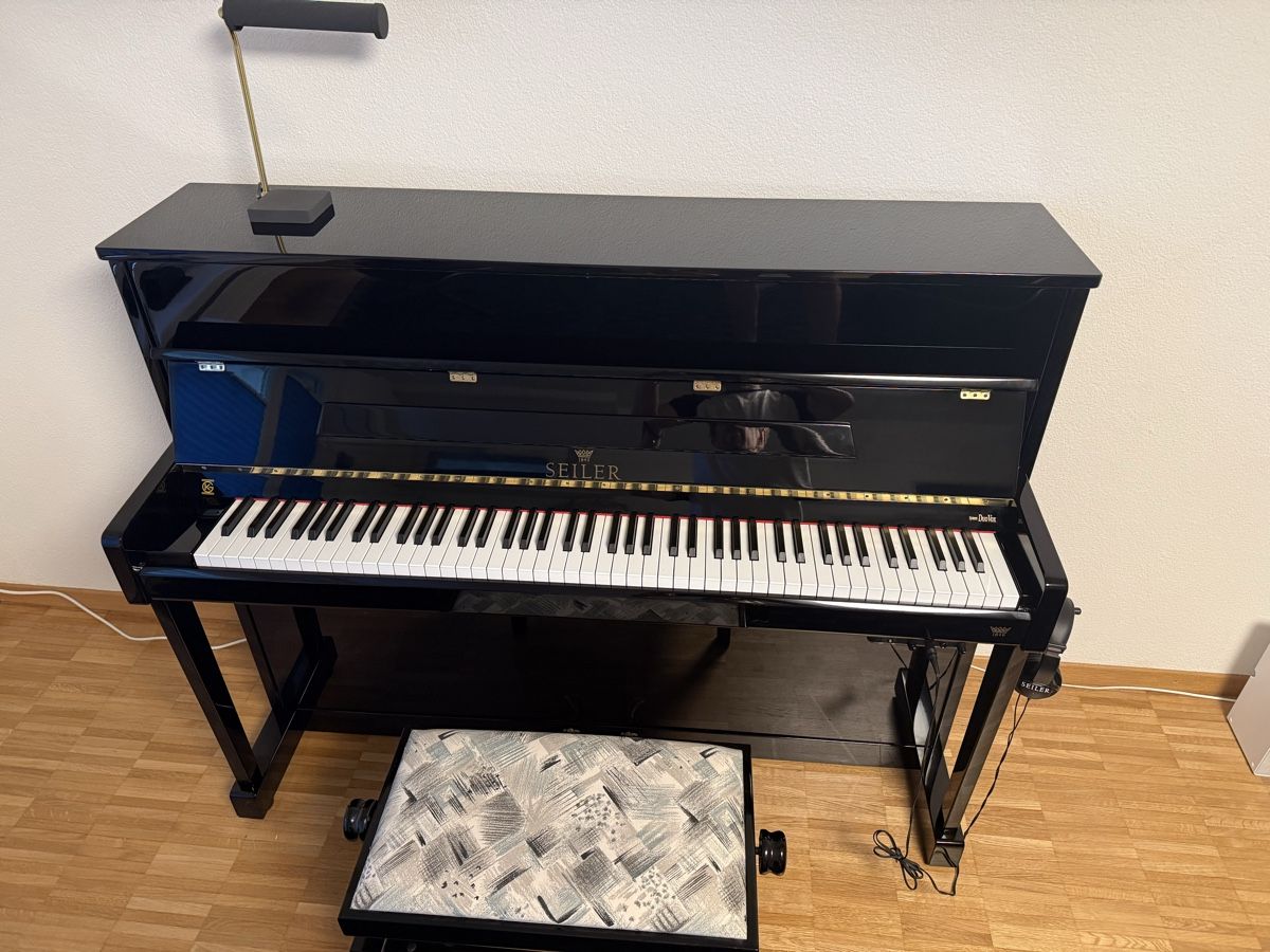 Strumenti musicali: Schwarzes Klavier der Marke Seiler – Usato da Schwyz venduto da hubert0206 3