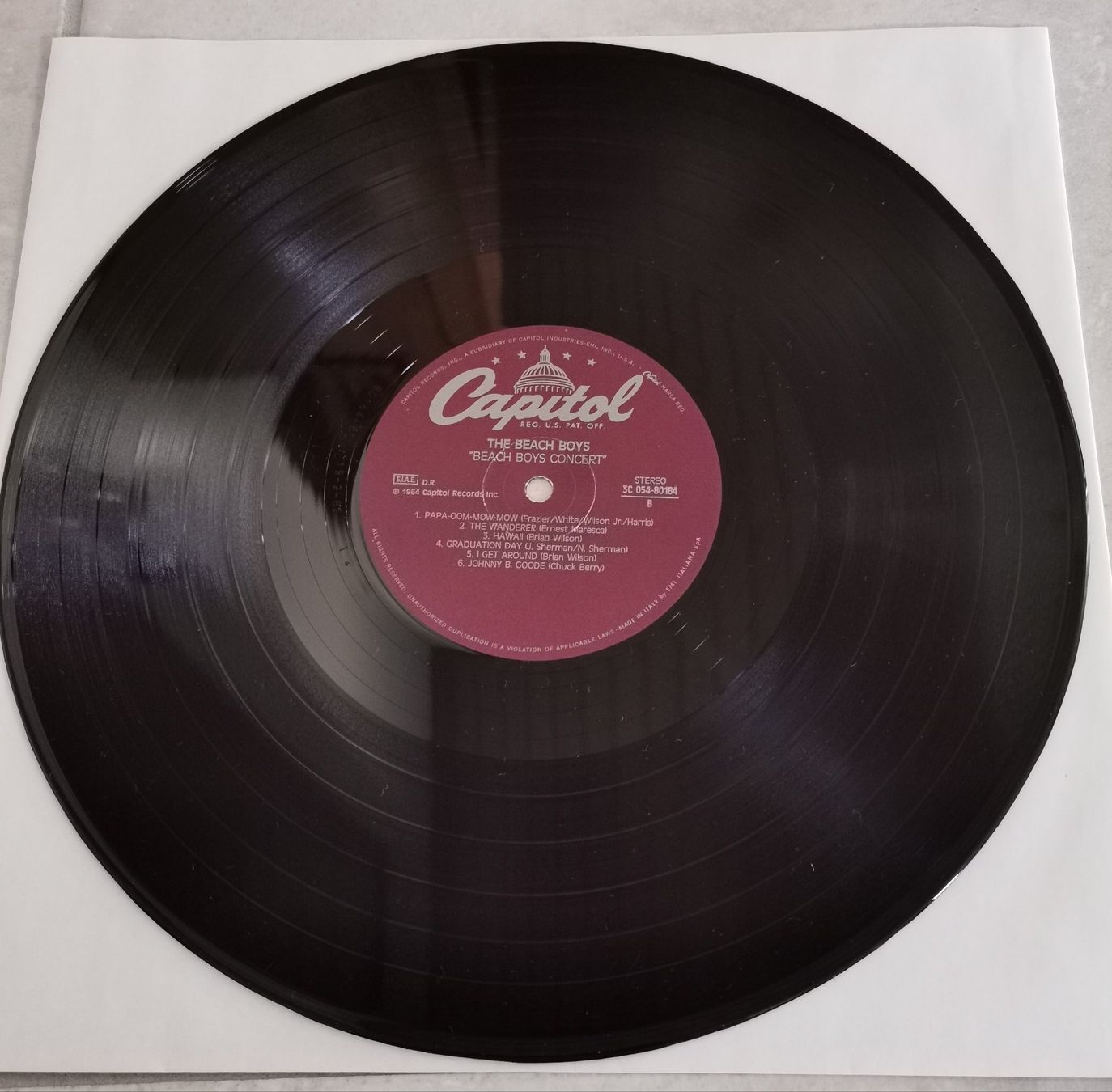 Dischi in vinile: LP The Beach Boys Concert 1964, EX – Usato da Eschenbach SG venduto da Moonflower 2