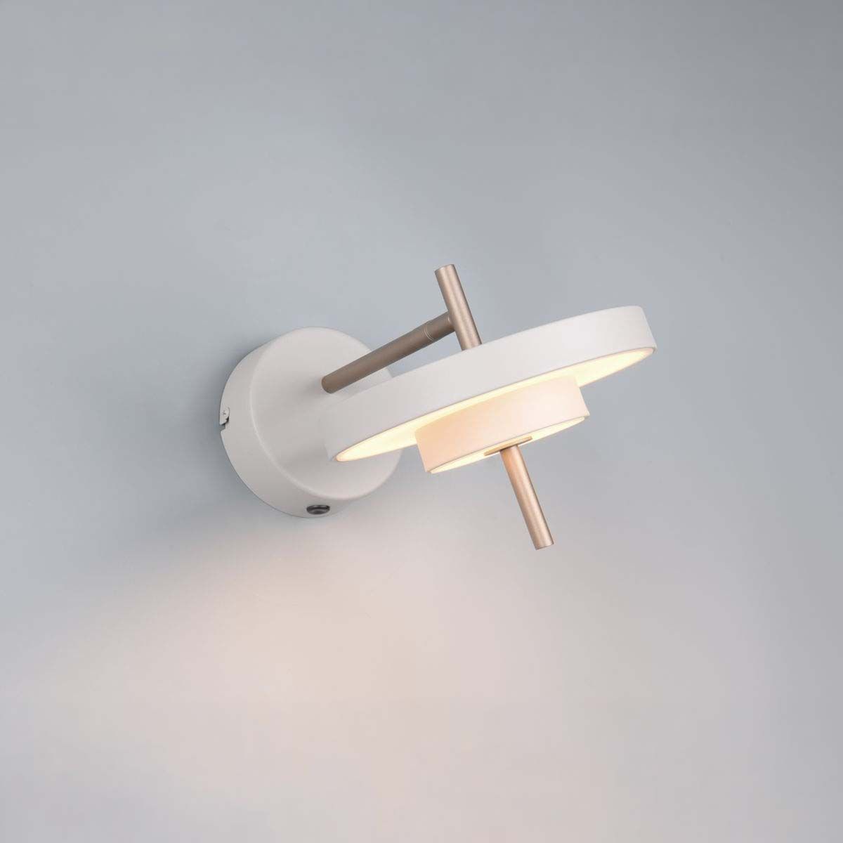 Lampade: LED Wandleuchte, Grau, Dimmbar, 20 cm Ø – Nuovo (secondo la descrizione) da Kreuzlingen venduto da Smart-Light 8
