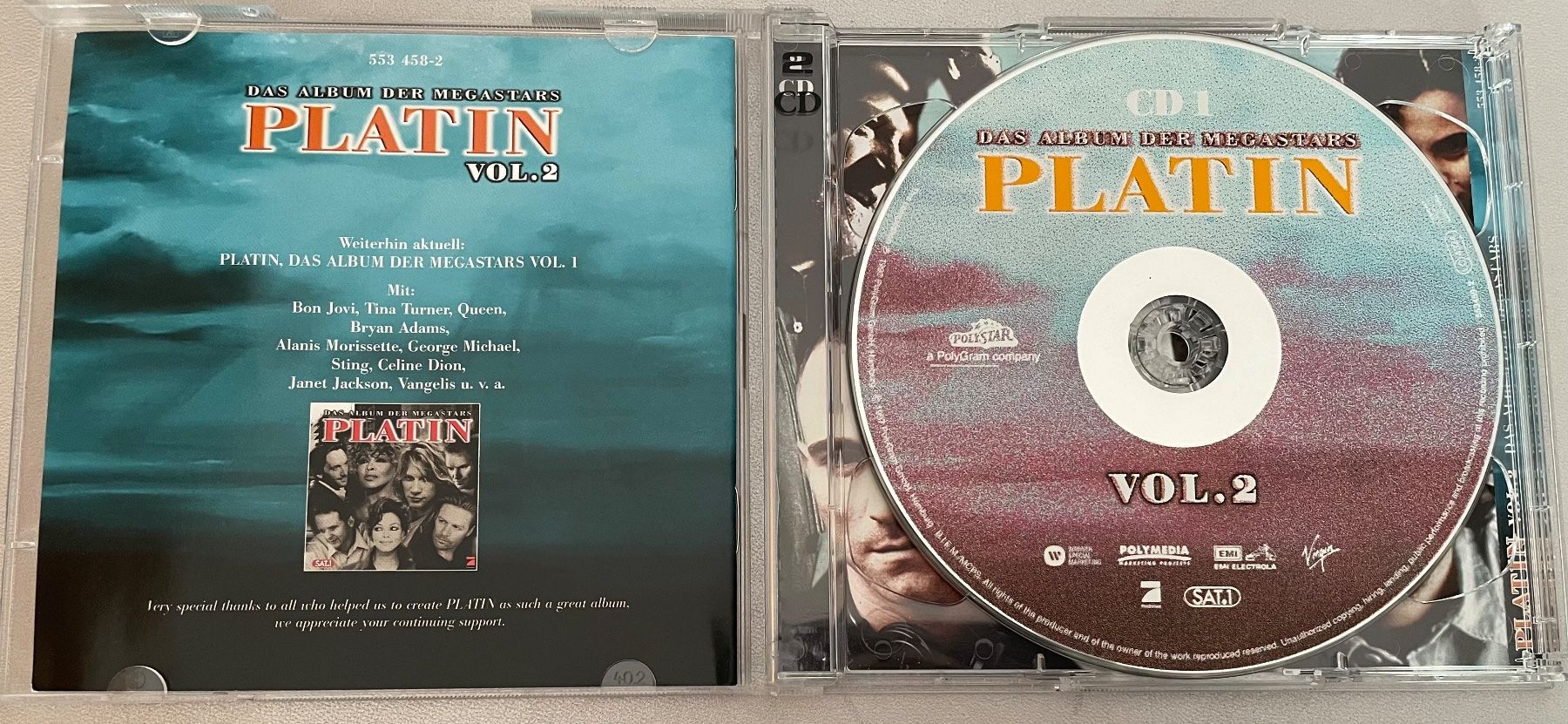 CD: CD Das Album der Megastars -PLATIN- Vol.2 – Usato da Küsnacht ZH venduto da Haus65 2