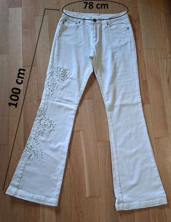 ICEBERG jeans donna elasticizzato con ricamo taglia 29