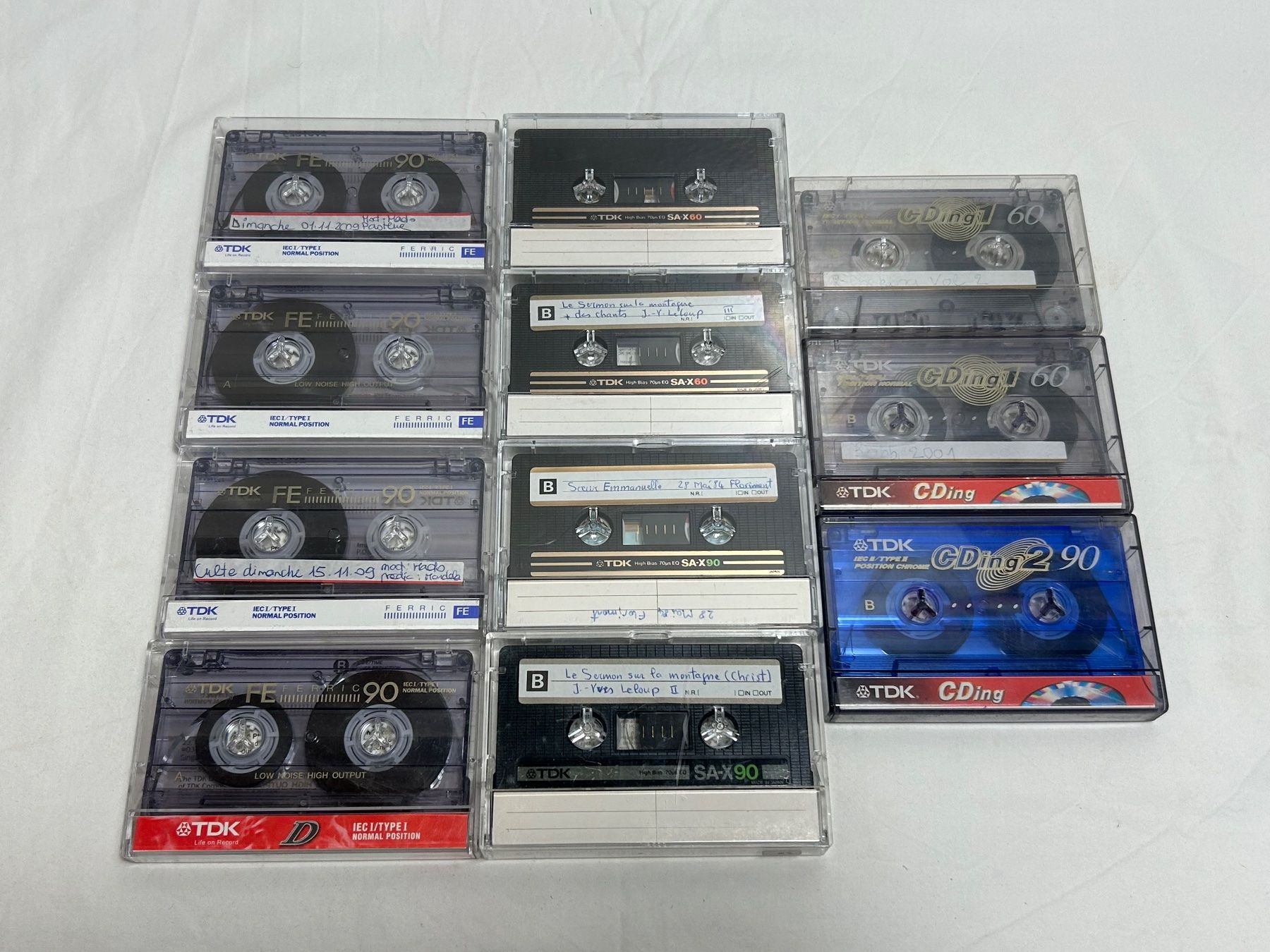 Cassettes audio: Cassettes audio TDK divers – D'occasion à Geneve par Fil1997