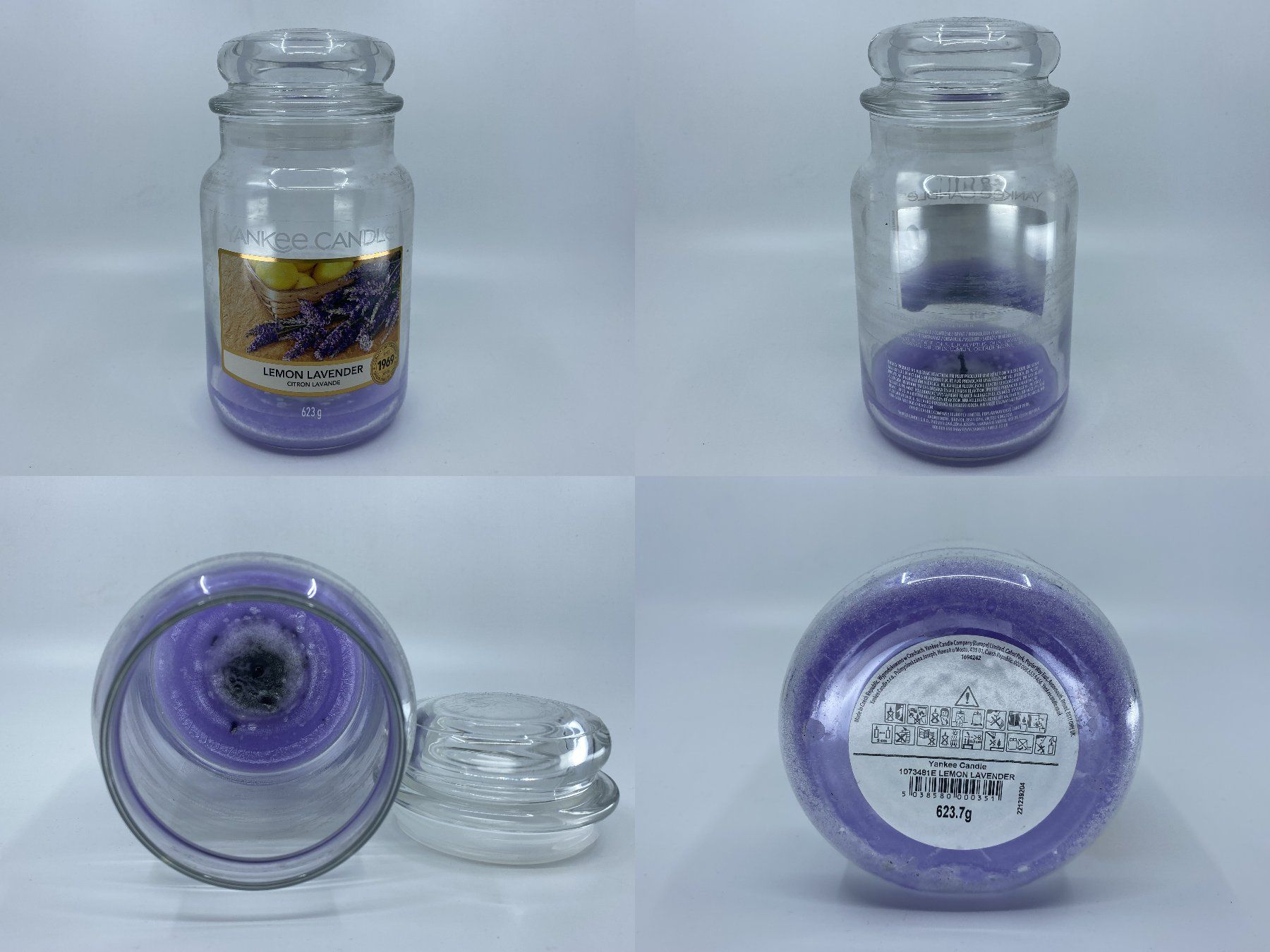 Yankee Candle Candele: Yankee Candle Large Jar Gläser - Duftproben - Diverse Düfte – Usato da Langwiesen venduto da rtWebshop 9