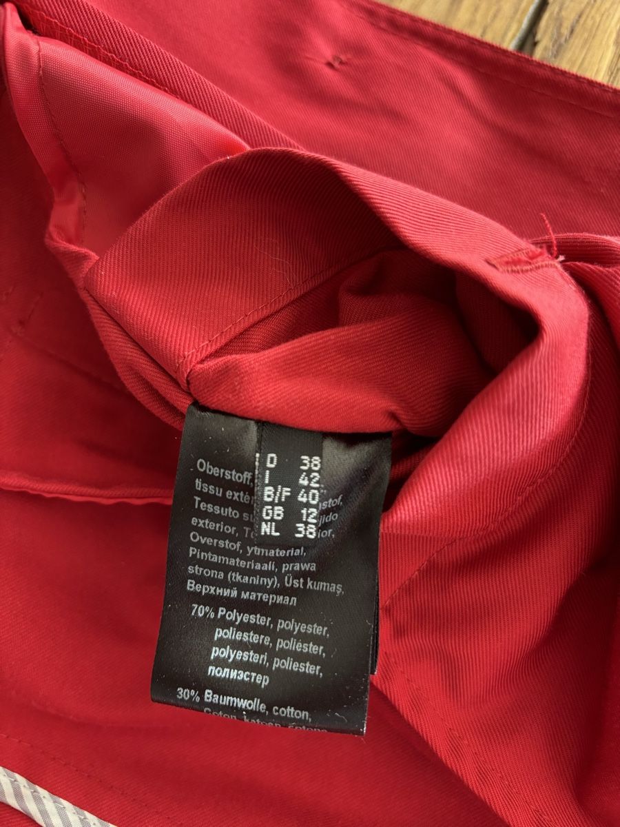 Fuchs Schmitt Mäntel: FUCHS SCHMITT Trench Rouge - 38 CH – Neu (gemäss Beschreibung) aus Chardonne von teenyweeny 5