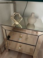 KARE Design Spiegel-Nachttisch „Luxury“ mit 2 Schubladen