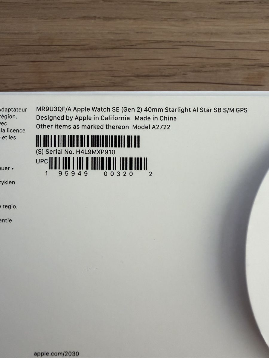 Apple Smartwatch: Apple Watch SE 2 Gen. - TOP  – D'occasion à Oberengstringen par freddyp1001 4
