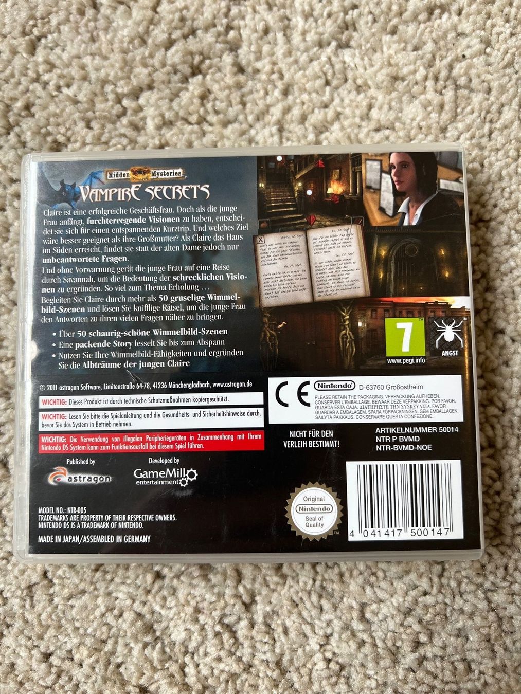 Nintendo Spiele: Vampire Secrets für Nintendo DS – Gebraucht aus Winkel von RiMa95 2