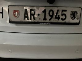 Kontrollschild AR 1945