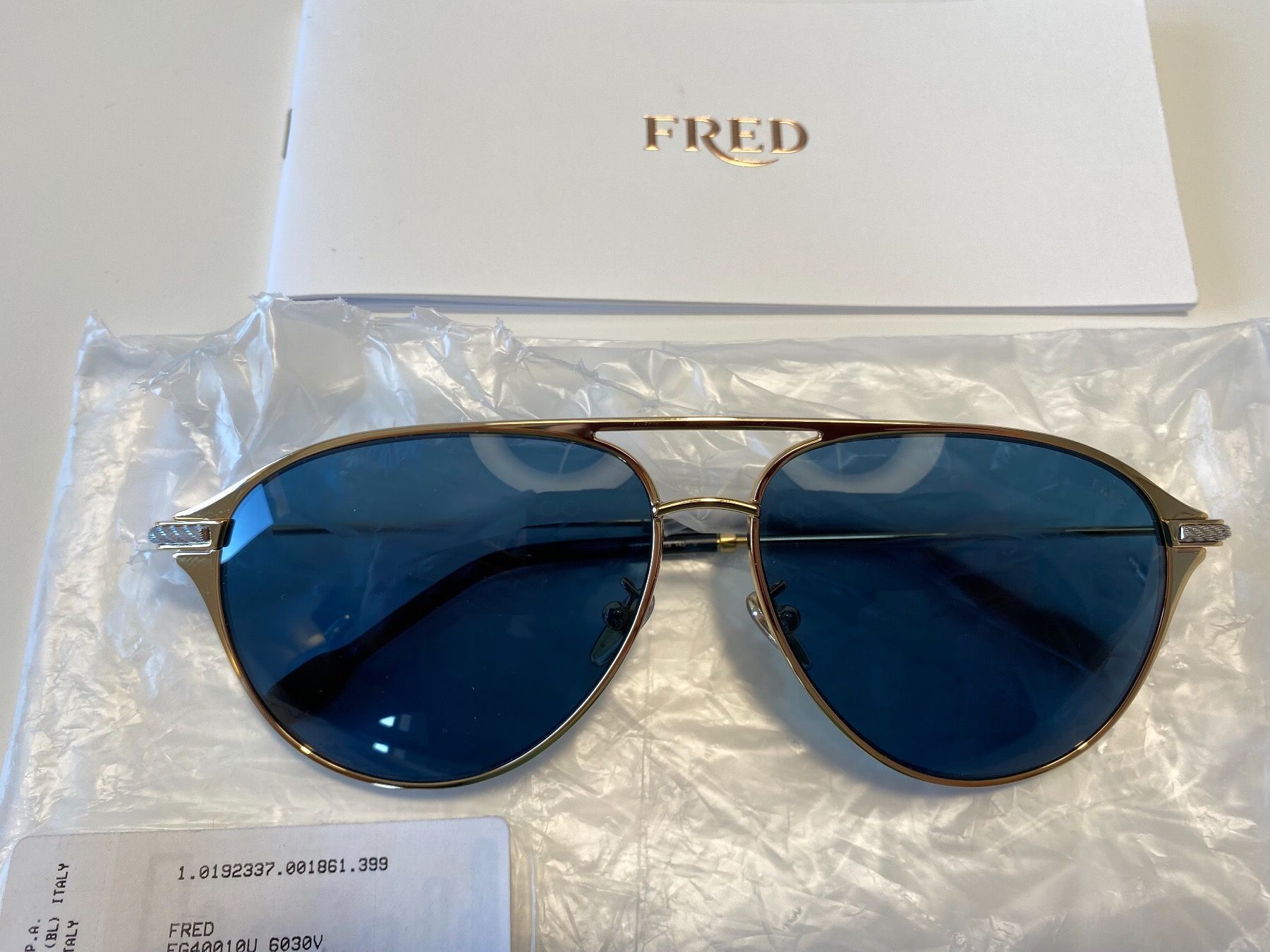 Occhiali & Lenti: Lunettes Solaires Fred Aviateur – Nuovo (secondo la descrizione) da Bottens venduto da 2Lens 6