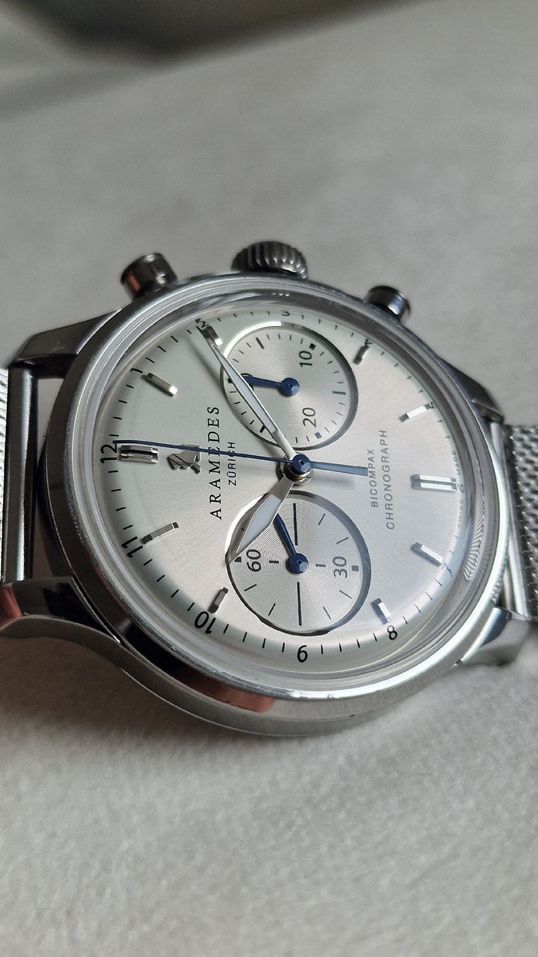 Orologi: Aramedes Zürich Bicompax Chronograph – Usato da Winterthur venduto da Rhomberg1 1