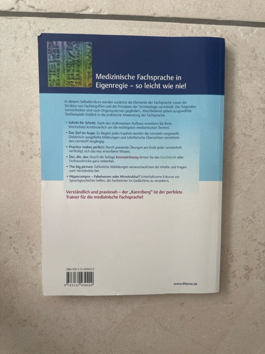 Bücher: Fachsprache Medizin im Schnellkurs – Gebraucht aus Ipsach von ale_v82h 1