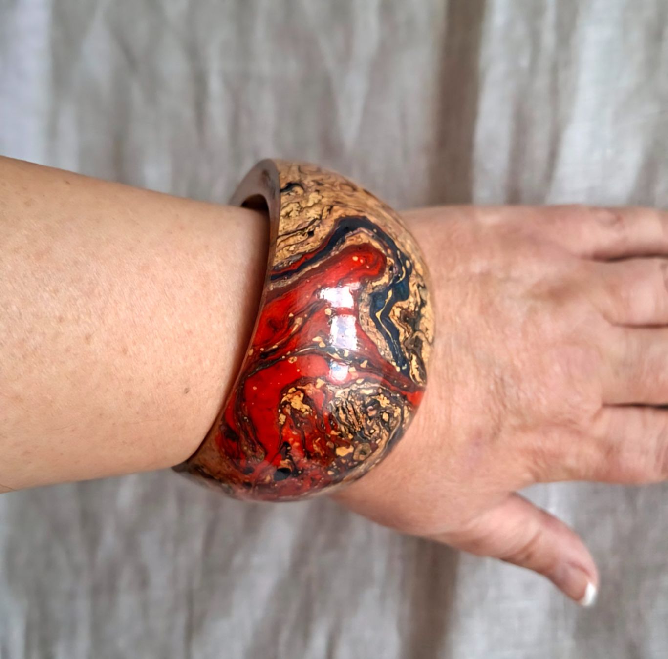 Bracciali & Braccialetti: Bracelet Vintage Effet Marbre – Nuovo (secondo la descrizione) da Lutry venduto da Sim_Sta 1