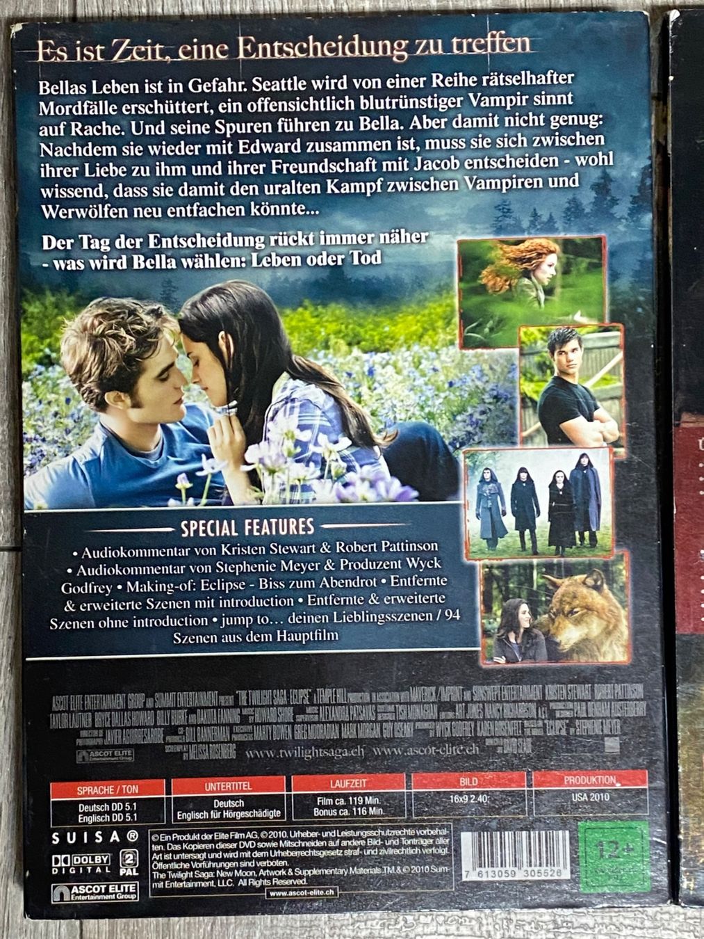 Tous les DVDs: Twilight New Moon + Eclipse + Breaking Dawn 6x – D'occasion à Muri b. Bern par AdidasCollector 1