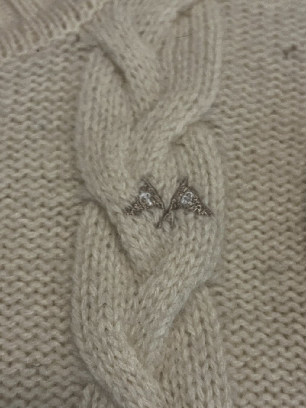 Burberry Maglioni & Felpe: Thomas Burberry Strickpullover cremefarben XS Zopfm – Usato da Zürich venduto da Firstprincess 3