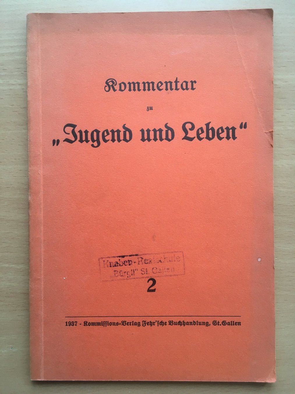 Bücher: Kommentar zu Jugend und Leben – 2 – Gebraucht aus Grenchen von Kogi7