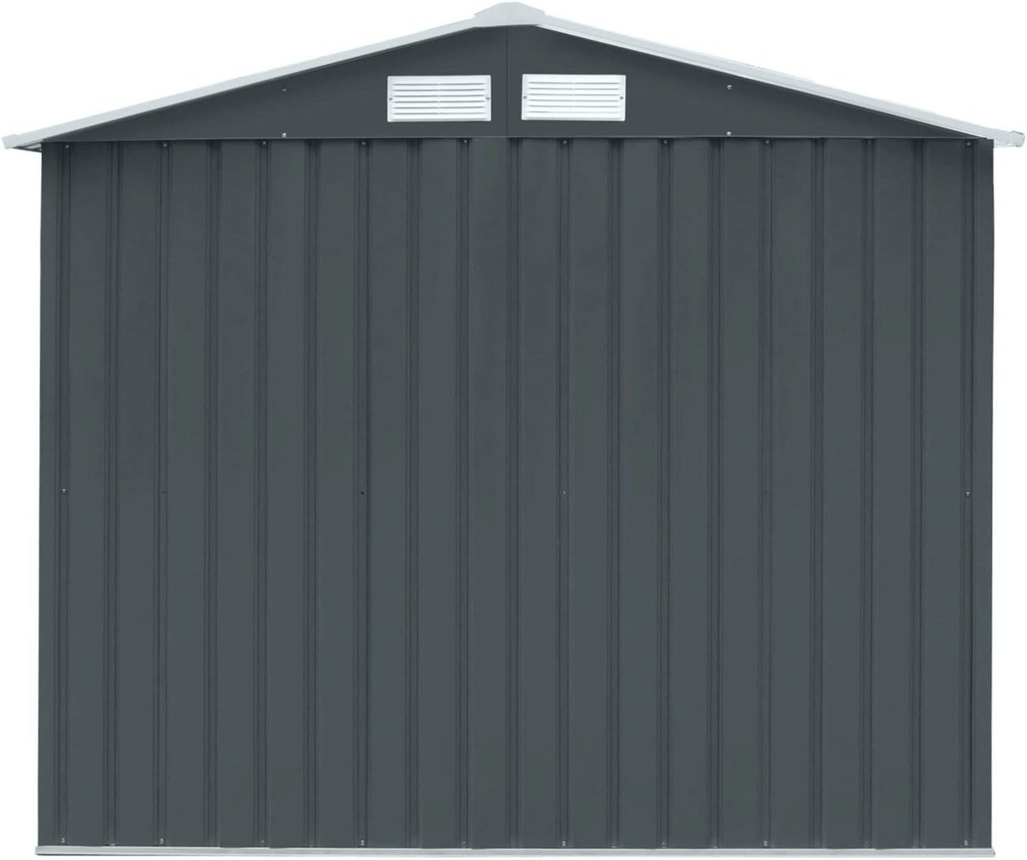 Casette da giardino & serre: HATTORO S100 Metall Gerätehaus Anthrazit – Nuovo e nell'imballaggio originale da Bottighofen venduto da zaap 8